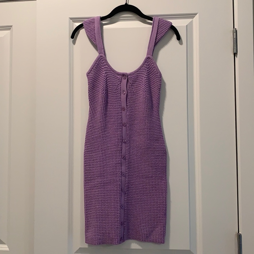 Urban Outfitters purple knit dress